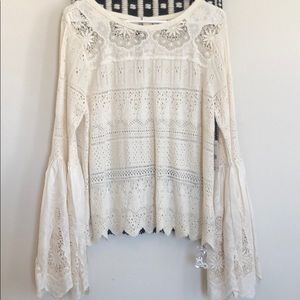 Free people bell sleeve top